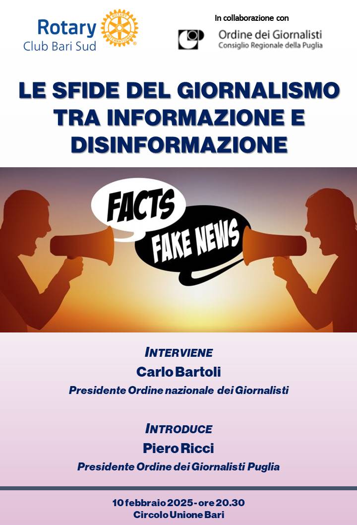 10 febbraio 2025 – Circolo Unione - Le sfide del giornalismo tra informazione e disinformazione