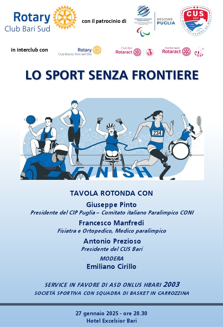 Lo sport senza frontiere - 27 gennaio 2025